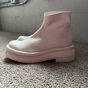 Chunky ankle combat boots